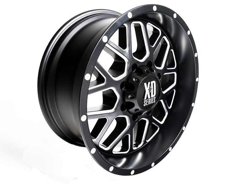 Xd Series Milled Matte Black Xd Grenade Wheel Kmc Xd Nus