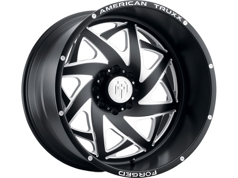 American Truxx Forged Milled Matte Black ATF 1910 Kronos Wheel ATF1910