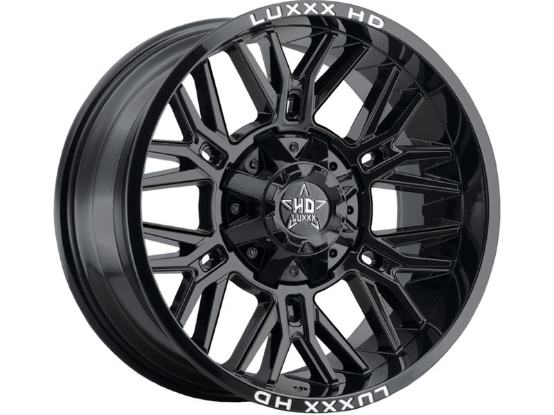 Luxxx HD Gloss Black LHD25 Wheels Havoc Offroad