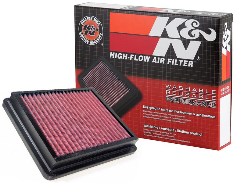 K & N Air Filters membersihkan udara hingga 1.000.000 mil