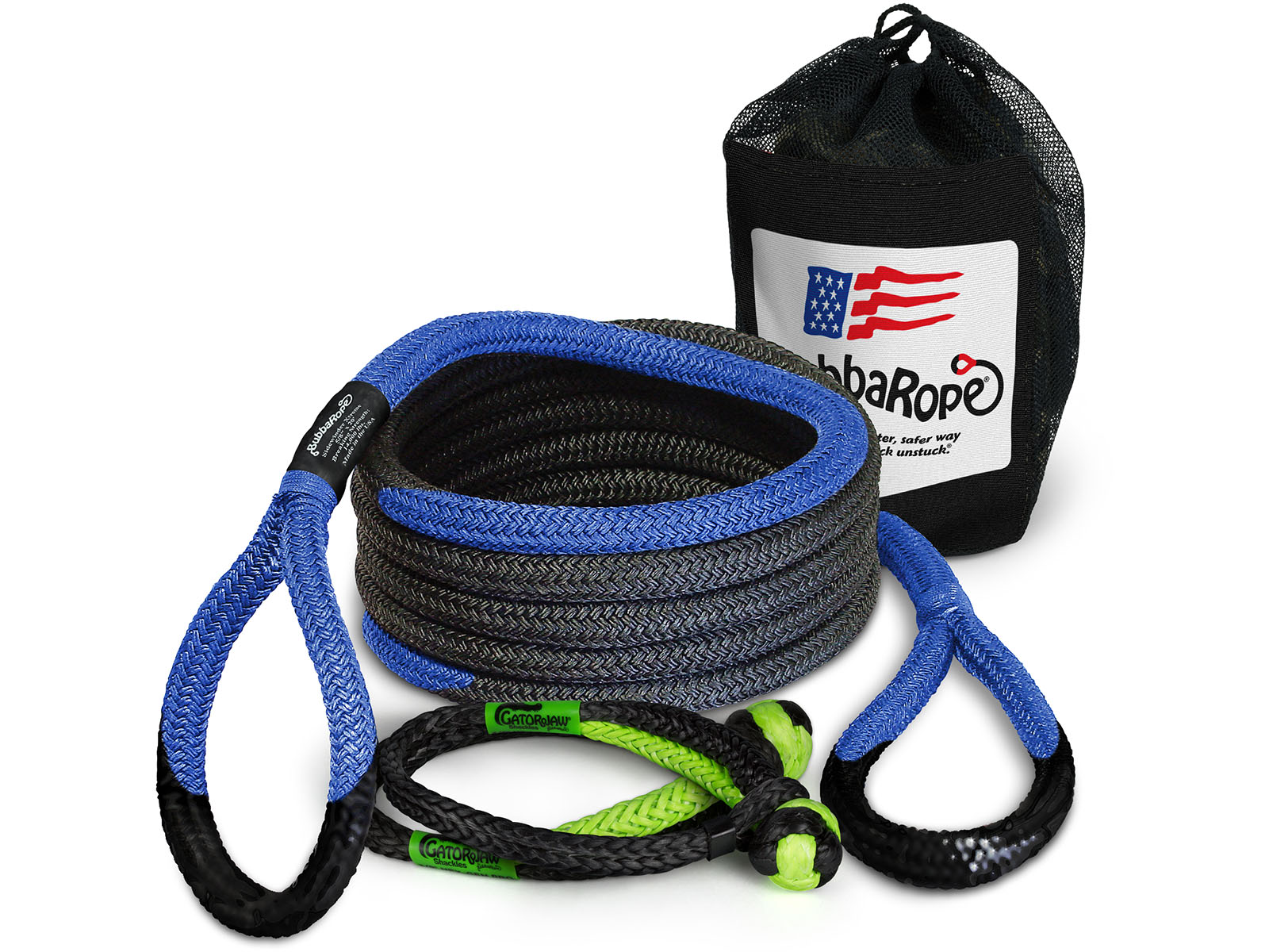 Mega Gator-Jaw PRO Synthetic Shackle • Bubba Recovery Gear