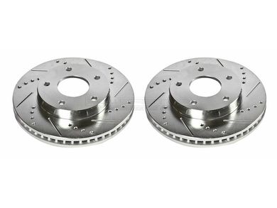 Power Stop Evolution Drilled & Slotted Front Rotors AR8638XPR