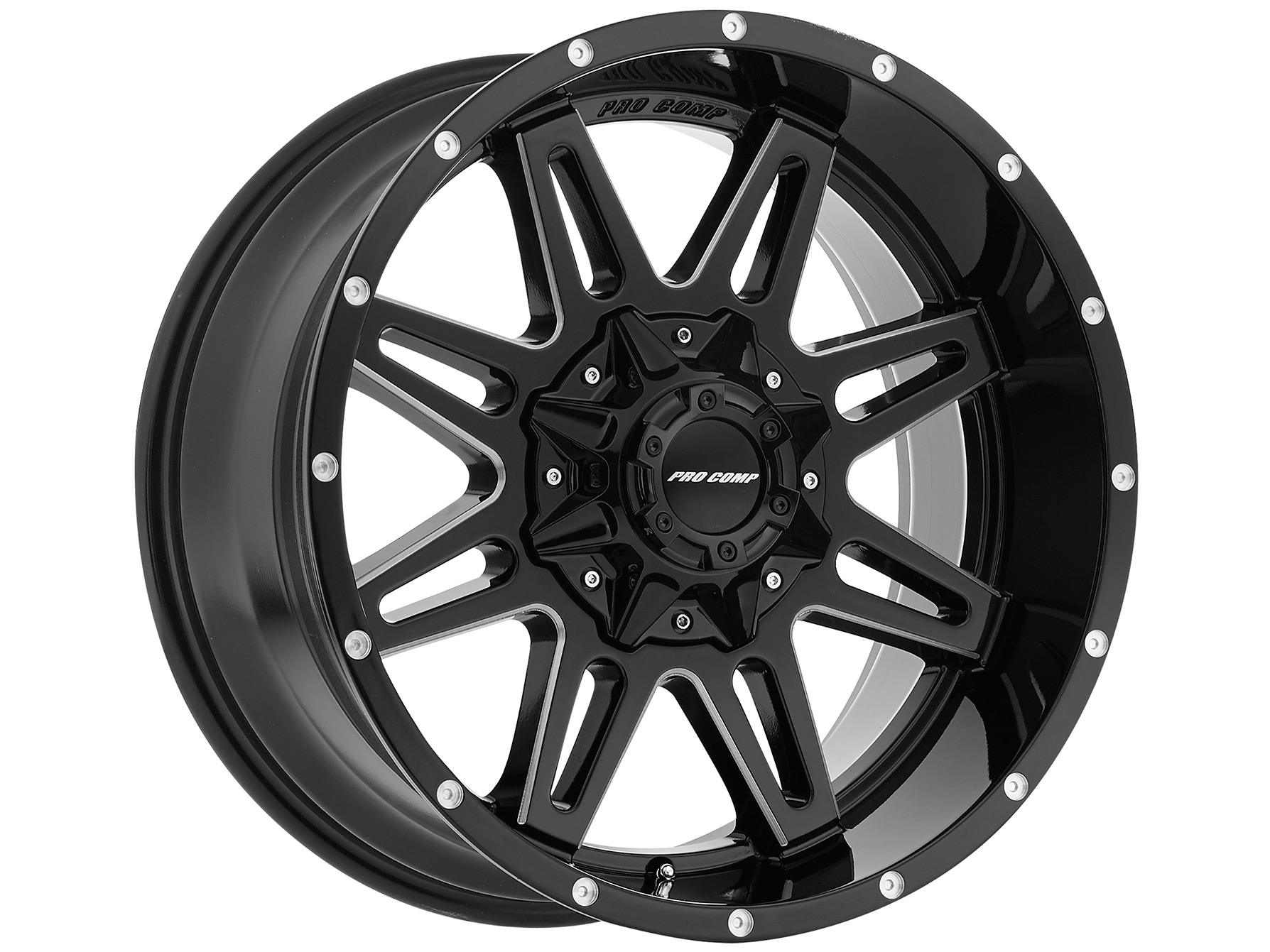 Pro Comp Milled Gloss Black 42 Blockade Wheels | Havoc Offroad
