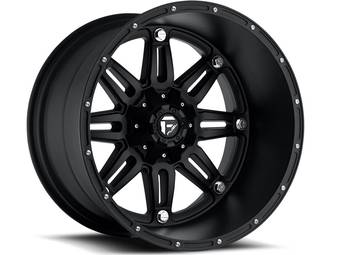 Fuel Matte Black Hostage Wheels