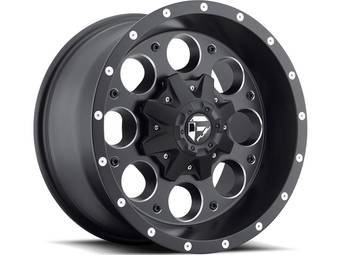 Fuel Matte Black Revolver Wheels