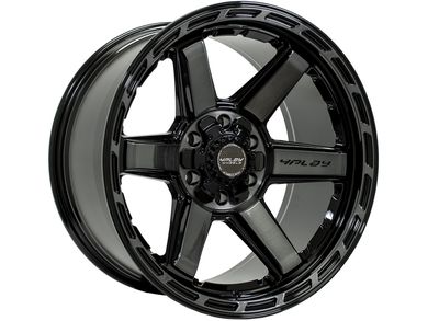 4Play Brushed Black 4P63 Wheel 4P63-20100-6D55-18BBT | Havoc Offroad