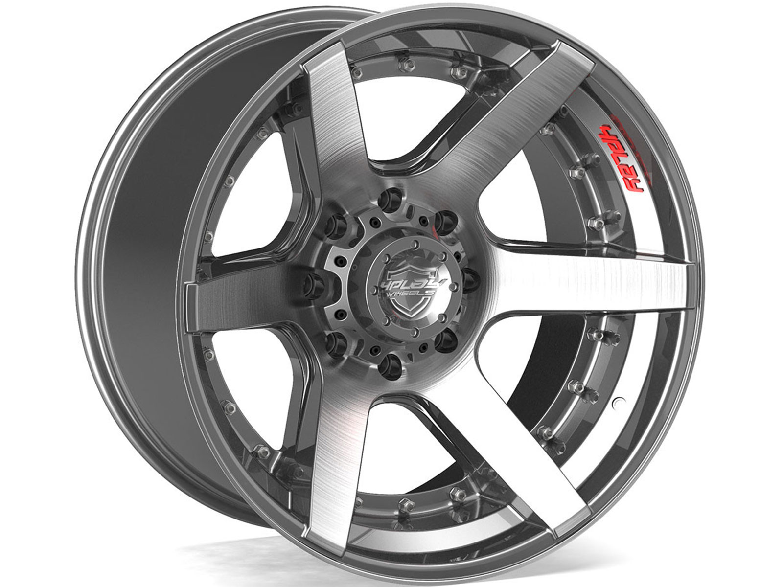 4Play Brushed Gunmetal 4P60 Wheels | Havoc Offroad