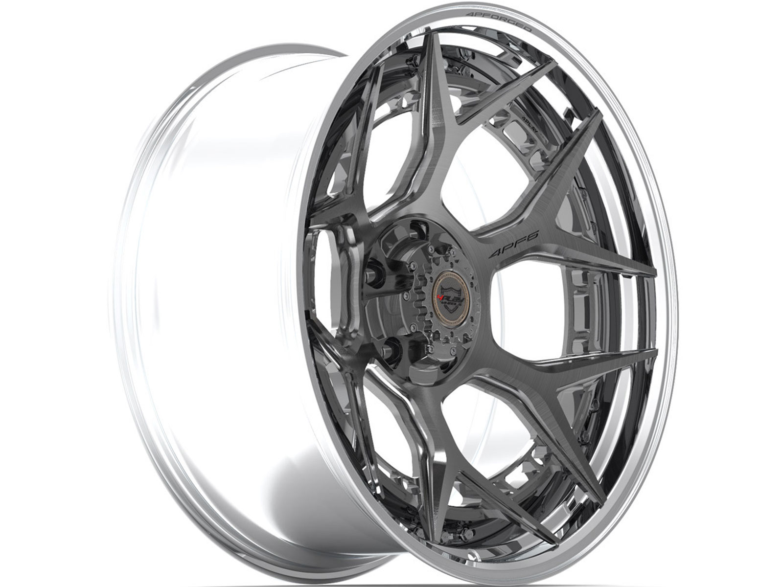 4Play Forged Brushed Gunmetal 4PF6 Wheel 4PF6-22100-8650-18BG-P