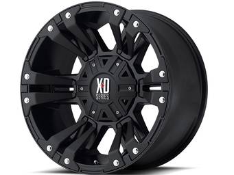 XD Series Matte Black XD822 Monster II Wheels