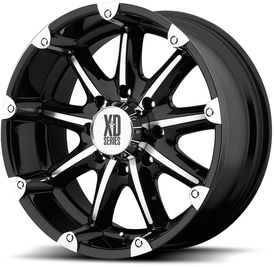 XD Series Machined Gloss Black XD779 Badlands Wheel XD77989087312N