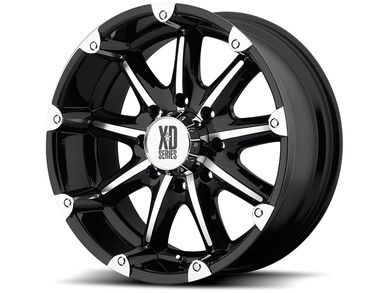 XD Series Machined Gloss Black XD779 Badlands Wheel XD77989087312N