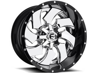 Fuel Chrome &amp; Black Cleaver Wheels