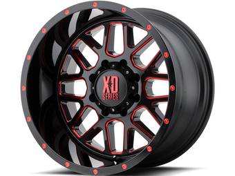 XD Series Black &amp; Red XD820 Grenade Wheels