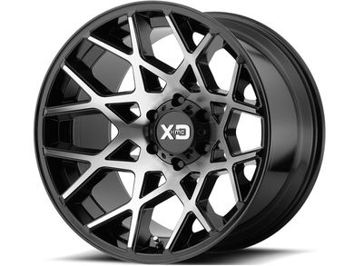 XD Series Machined Gloss Black XD831 Chopstix Wheels | Havoc Offroad XD Series Machined Gloss Black XD831 Chopstix Wheels | Havoc Offroad