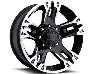Ultra Machined Black 235B Maverick Wheels