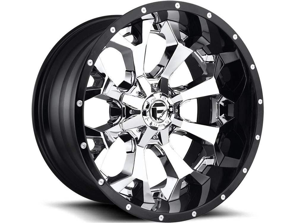 Fuel Two-Piece Chrome & Black Assault Wheel D24622209847 | Havoc