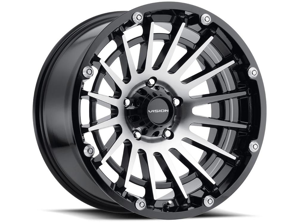 Vision Machined Black Creep Wheel 417-7981GBMF12 | Havoc Offroad
