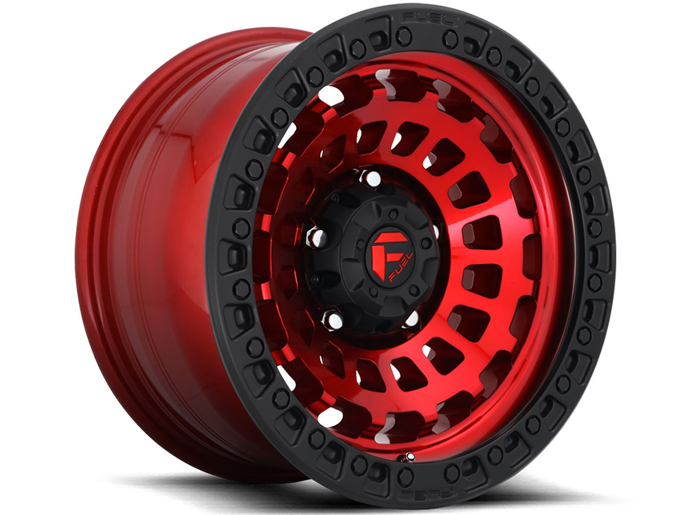 Fuel Red & Black Zephyr Wheel D63217905650 | Havoc Offroad