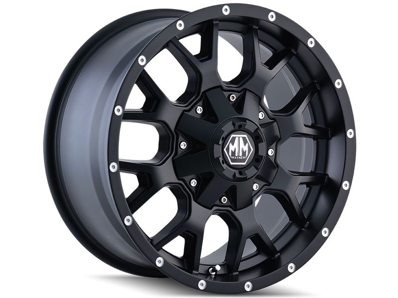 Mayhem Black Warrior Wheels | Havoc Offroad