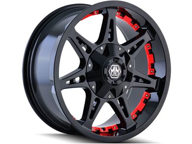 Mayhem Black Missile Wheels | Havoc Offroad