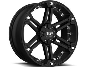 Tuff Black &amp; Chrome T01 Wheels