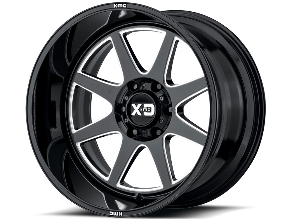 XD Series Milled Gloss Black XD844 Pike Wheels | Havoc Offroad