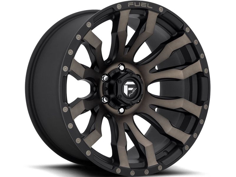 Fuel Tinted Black Blitz Wheels Havoc Offroad