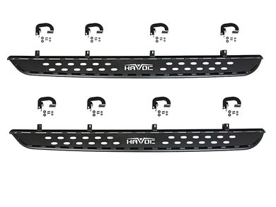 Havoc HST Black Running Boards 7108 | Havoc Offroad