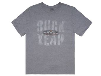 Havoc Men's Heather Grey Buck Yeah T-Shirt