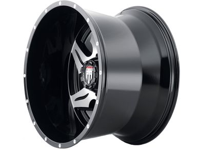 American Truxx Machined Gloss Black AT-163 Ninja Wheels | Havoc