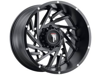 American Truxx Milled Matte Black AT-161 Web Wheels