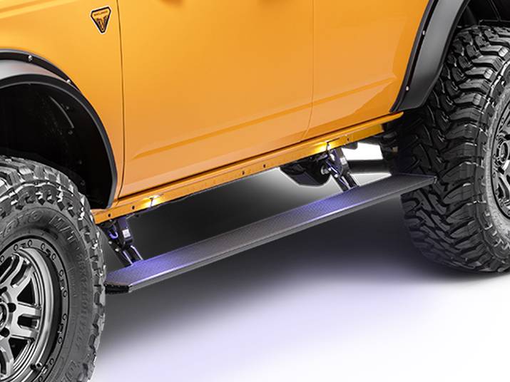 AMP Research PowerStep XTreme - 6th Gen Ford Bronco - HAVOC Offroad - 6" Wide Step Surface