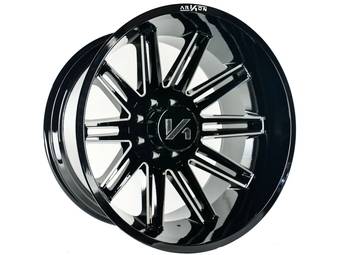 Arkon Off-Road Milled Gloss Black Churchill Wheels