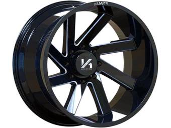 Arkon Off-Road Milled Gloss Black Lincoln Wheel