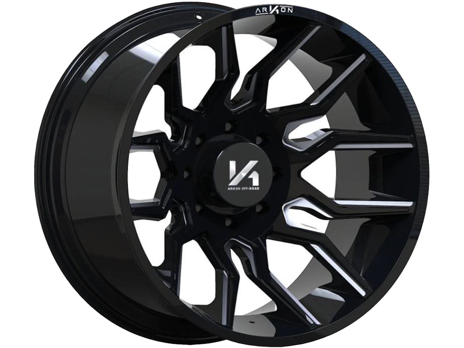 Arkon Off-Road Milled Gloss Black Roosevelt Wheels | Havoc Offroad