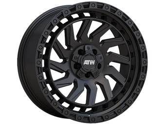 ATW Matte Black Culebra Wheels