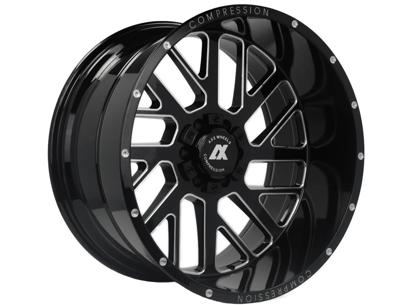 Axe Offroad Milled Black AX2 Wheels | Havoc Offroad