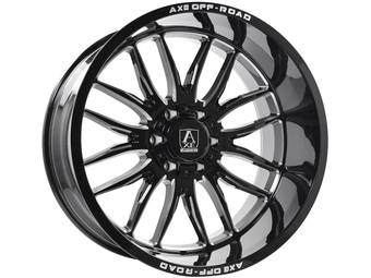 Axe Offroad Milled Gloss Black Hades Wheel