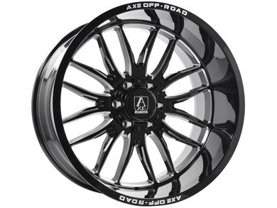 Axe Offroad Milled Gloss Black Hades Wheels | Havoc Offroad
