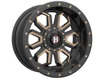 Ballistic Black & Bronze 967 Saber Wheel