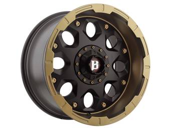 Ballistic Black & Bronze 968 Shield Wheel