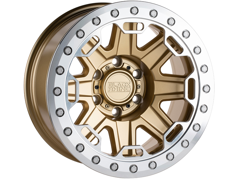 Black Rhino Gold Rift Beadlock Wheels | Havoc Offroad