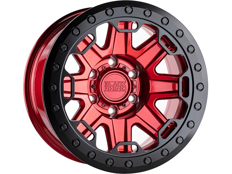 Black Rhino Red & Black Rift Beadlock Wheels | Havoc Offroad