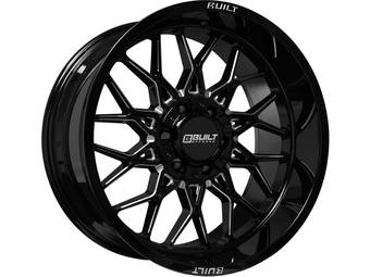 Built Off-Road Milled Gloss Black BTO-2 Wheel