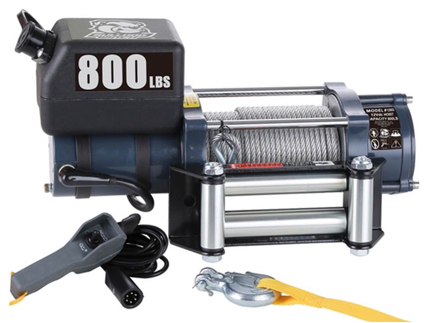 BullDog Winch 800 LB Hoist Wire Rope BDW12003 Havoc Offroad