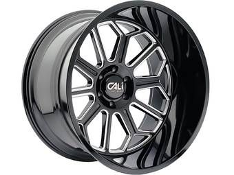 Cali Offroad Milled Gloss Black Auburn Wheel