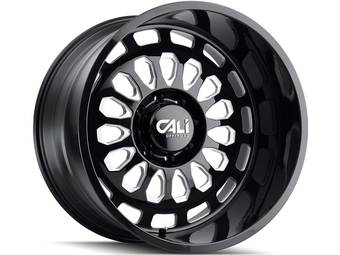 Cali Offroad Milled Gloss Black Paradox Wheels