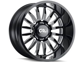 Cali Offroad Milled Gloss Black Summit Wheels