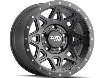 Dirty Life Matte Black Theory Wheels