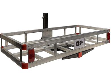 Aluminum trailer hitch online cargo carrier